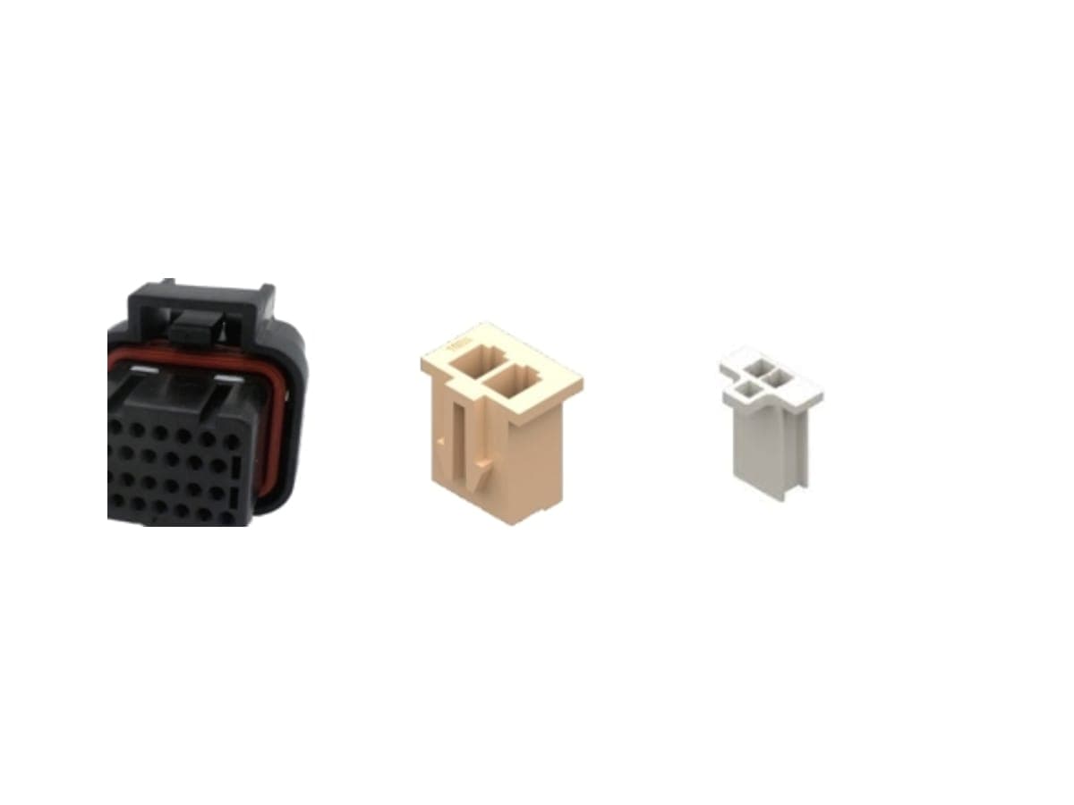 Three connectors from TIEA’s product range.