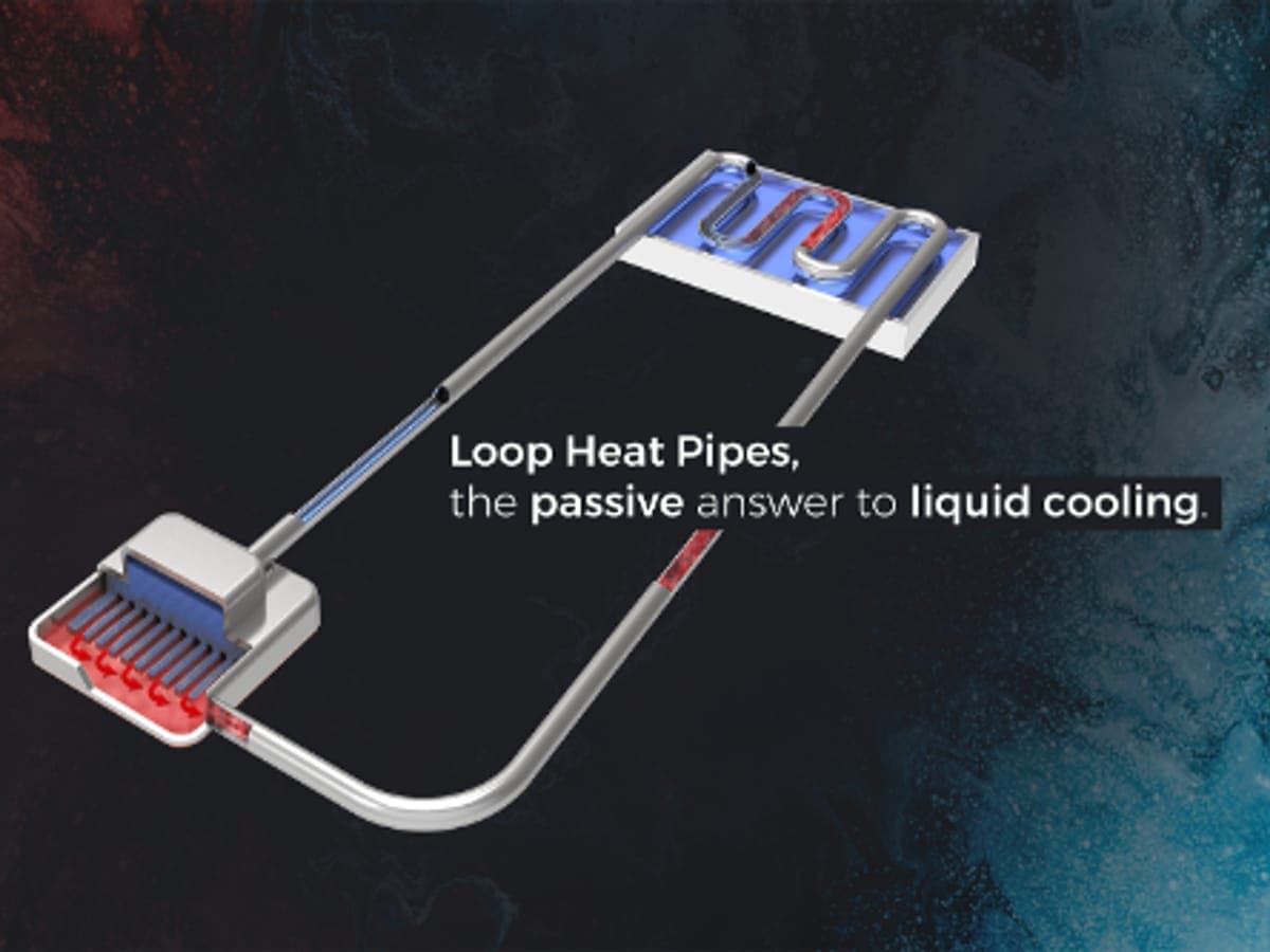 A Thermistance loop heat pipe.